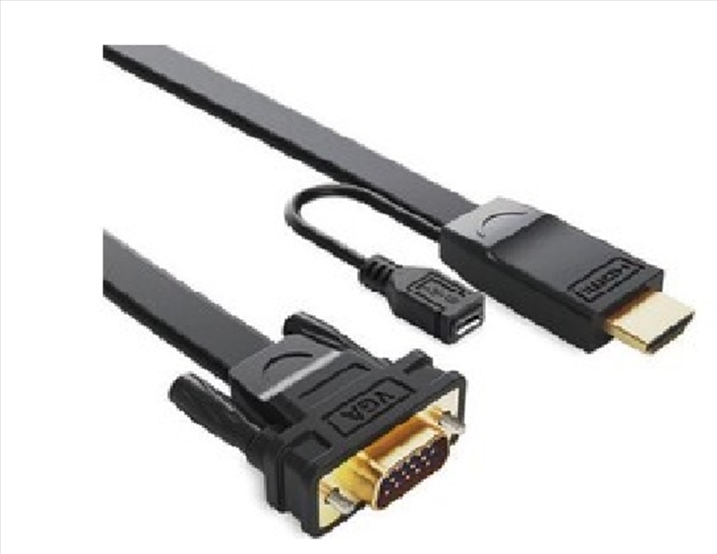 8Ware RC-HDMIVGA-2 HDMI to VGA Converter Cable - 2m/Product Detail/Cables