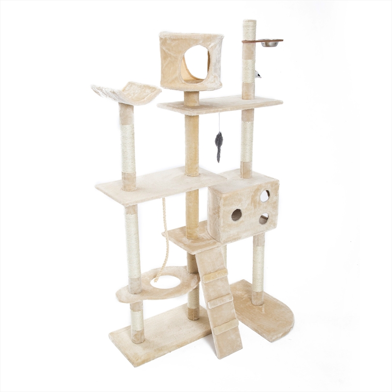 Buy Paw Mate 170cm Beige Cat Tree Online Sanity