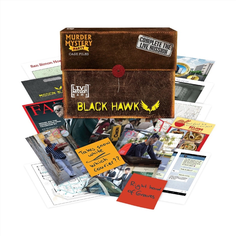Murder Mystery Party Case Files - Mission Black Hawk/Product Detail/Card Games