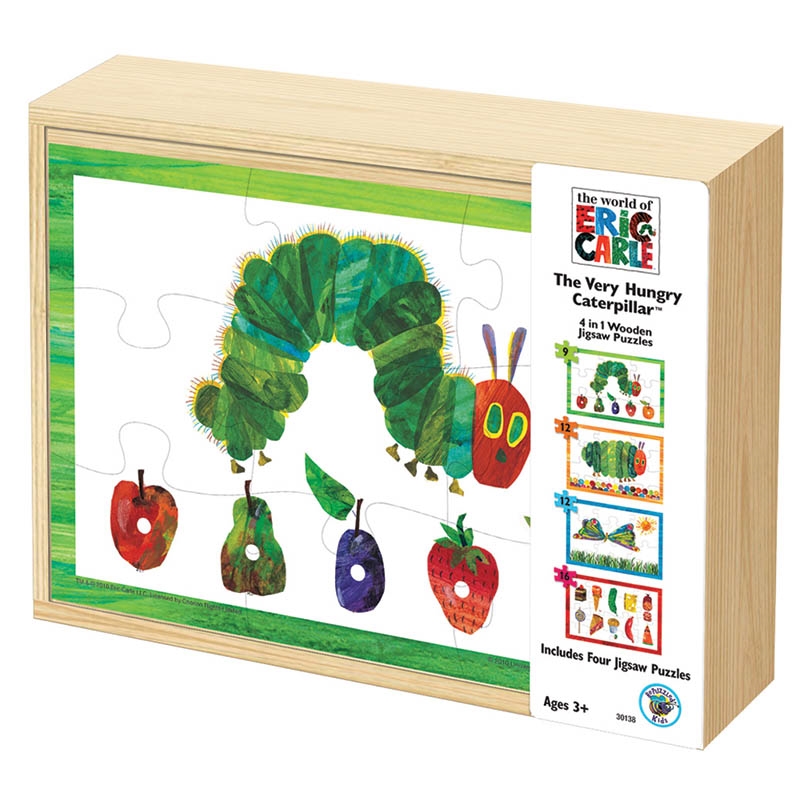 Very Hungry Caterpillar 4 In 1 Wooden Puzzle/Product Detail/Jigsaw Puzzles