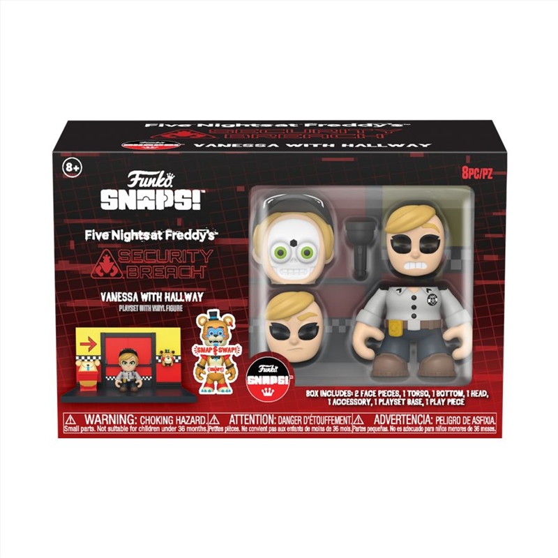 Five Nights at Freddy's: Security Breach - Hallway add-on with Vanessa Snap Playset/Product Detail/Figurines