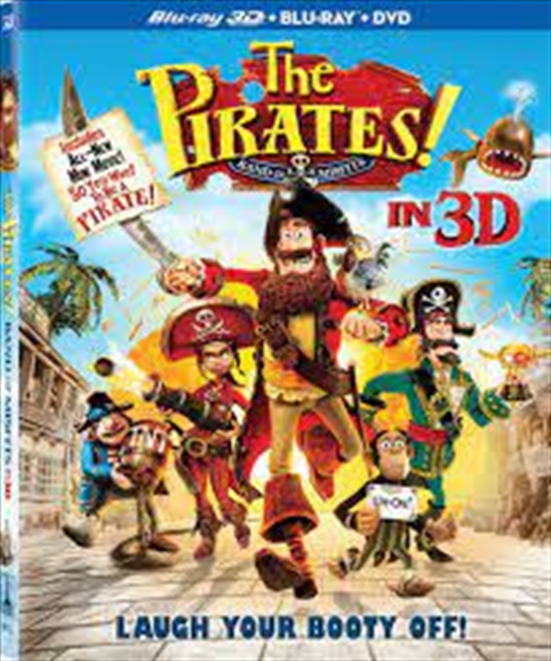 Pirates Band Of Misfits Blu-ray 3D/Product Detail/Animated