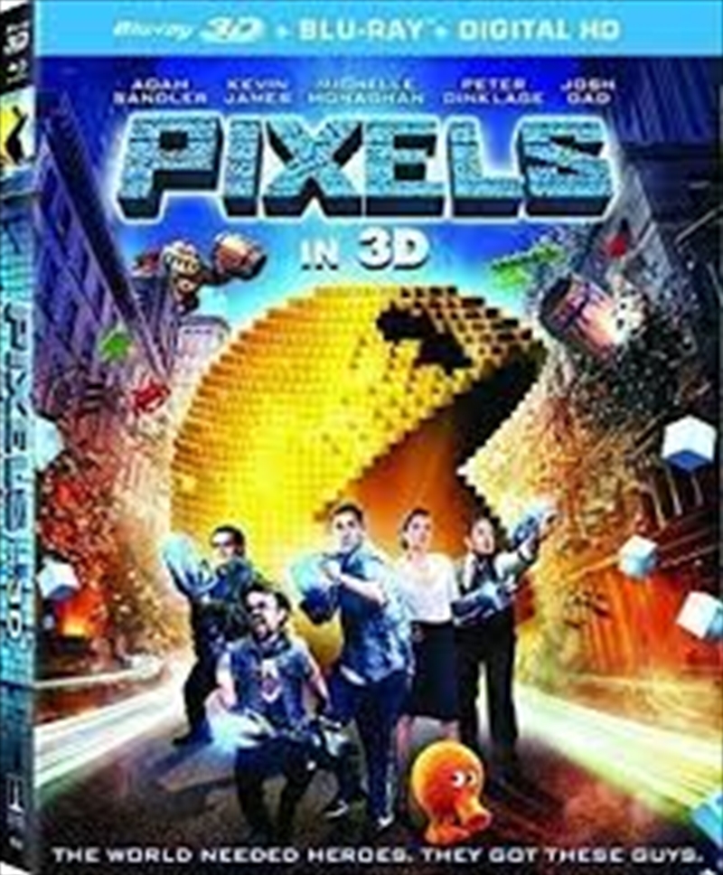 Pixels Blu-ray 3D/Product Detail/Animated