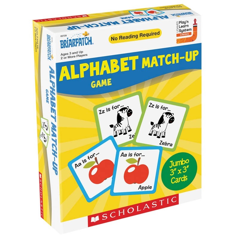 Scholastic Alphabet Match Up Game/Product Detail/Card Games