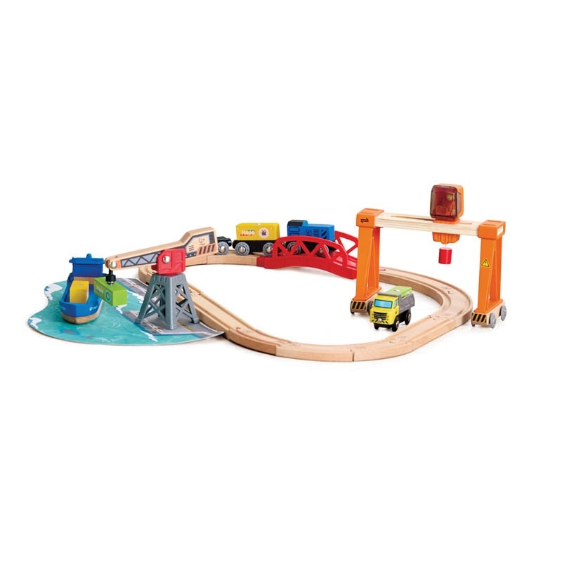 Hape Lift & Load Harbour Set/Product Detail/Toys