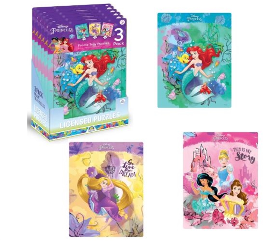 Frame Tray Puzzles - Disney Princess 3pk/Product Detail/Jigsaw Puzzles