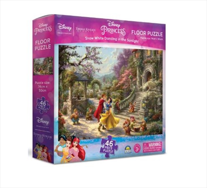 Floor Puzzle - Thomas Kinkade - Disney Princess Story - Snow White Dancing in the Sunlight 46pc/Product Detail/Jigsaw Puzzles
