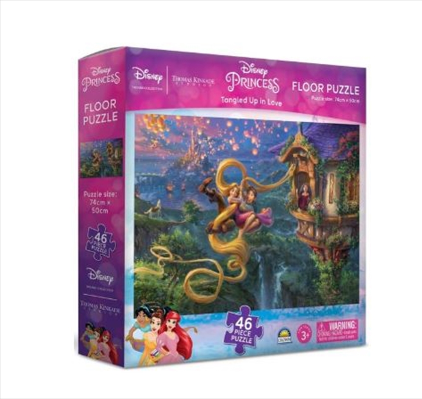 Floor Puzzle - Thomas Kinkade - Disney Princess Story - Tangled 46pc/Product Detail/Jigsaw Puzzles