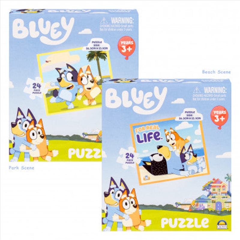 Bluey 24pce Boxed Puzzle (SENT AT RANDOM)/Product Detail/Jigsaw Puzzles