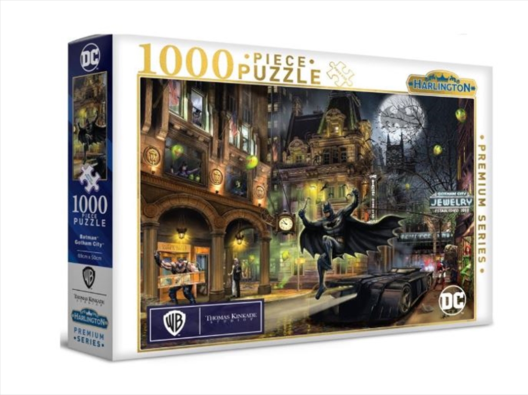 Harlington Thomas Kinkade Puzzles - DC Comics - Batman Gotham City 1000pc/Product Detail/Jigsaw Puzzles