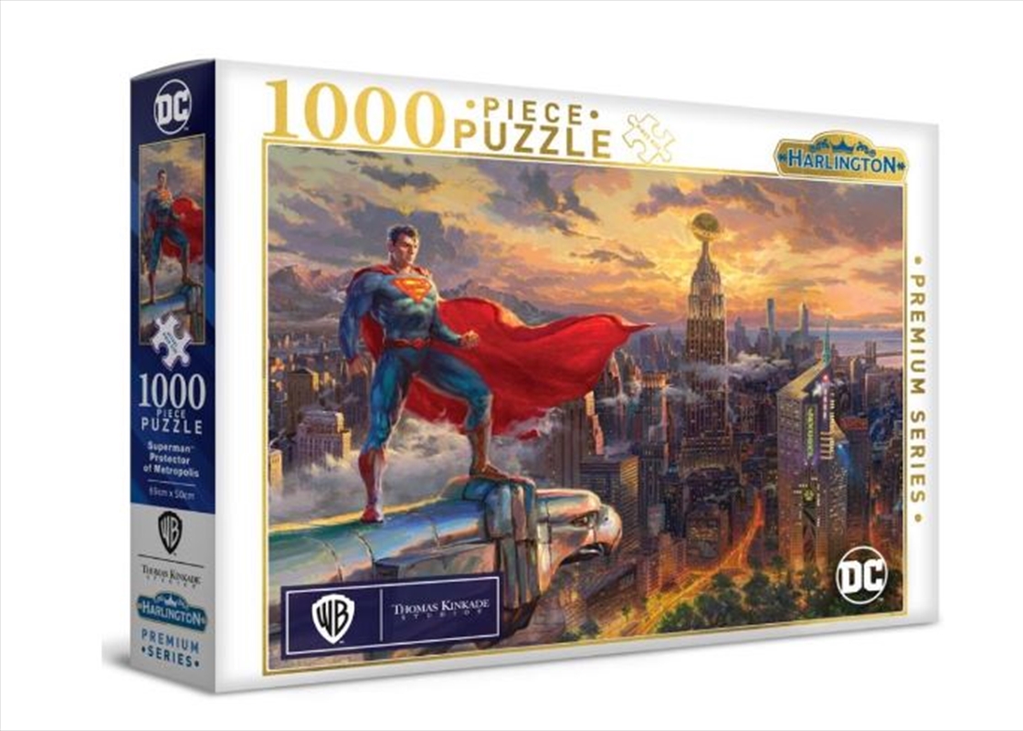 Harlington Thomas Kinkade Puzzles - DC Comics - Superman - Protector of Metropolis 1000pc/Product Detail/Jigsaw Puzzles