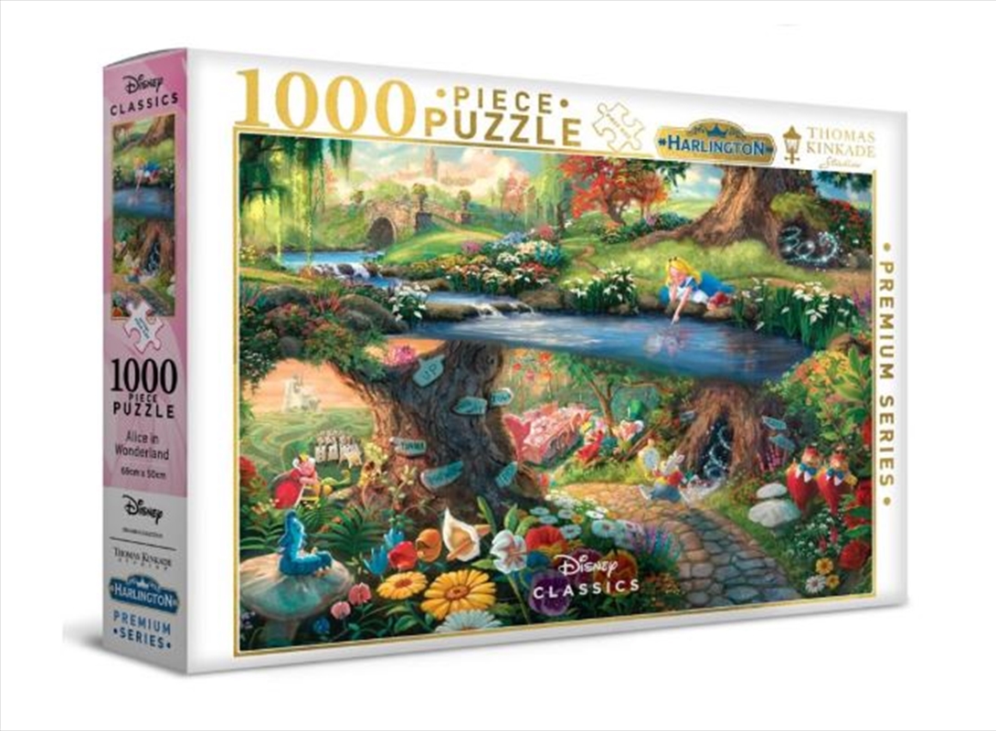 Harlington Thomas Kinkade Puzzles - Disney - Alice in Wonderland 1000pc/Product Detail/Jigsaw Puzzles