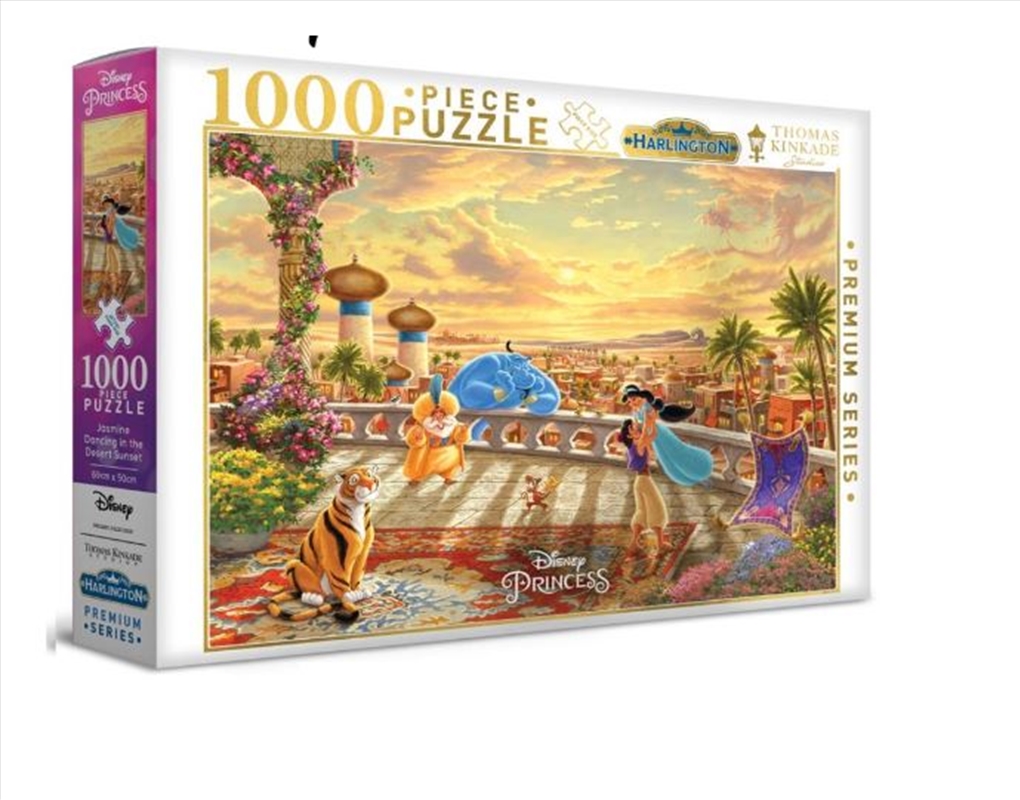 Harlington Thomas Kinkade Puzzles - Disney - Jasmine Dancing in the Desert Sunset 1000pc/Product Detail/Jigsaw Puzzles