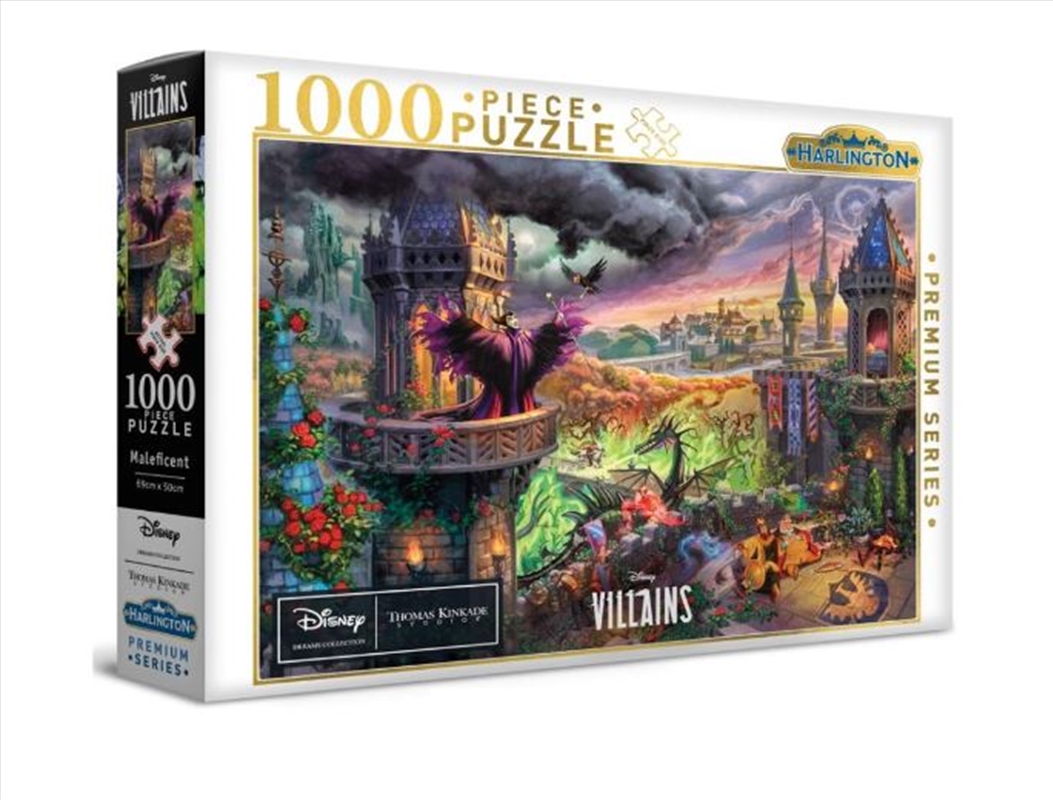 Harlington Thomas Kinkade Puzzles - Disney - Maleficent 1000pc/Product Detail/Film and TV