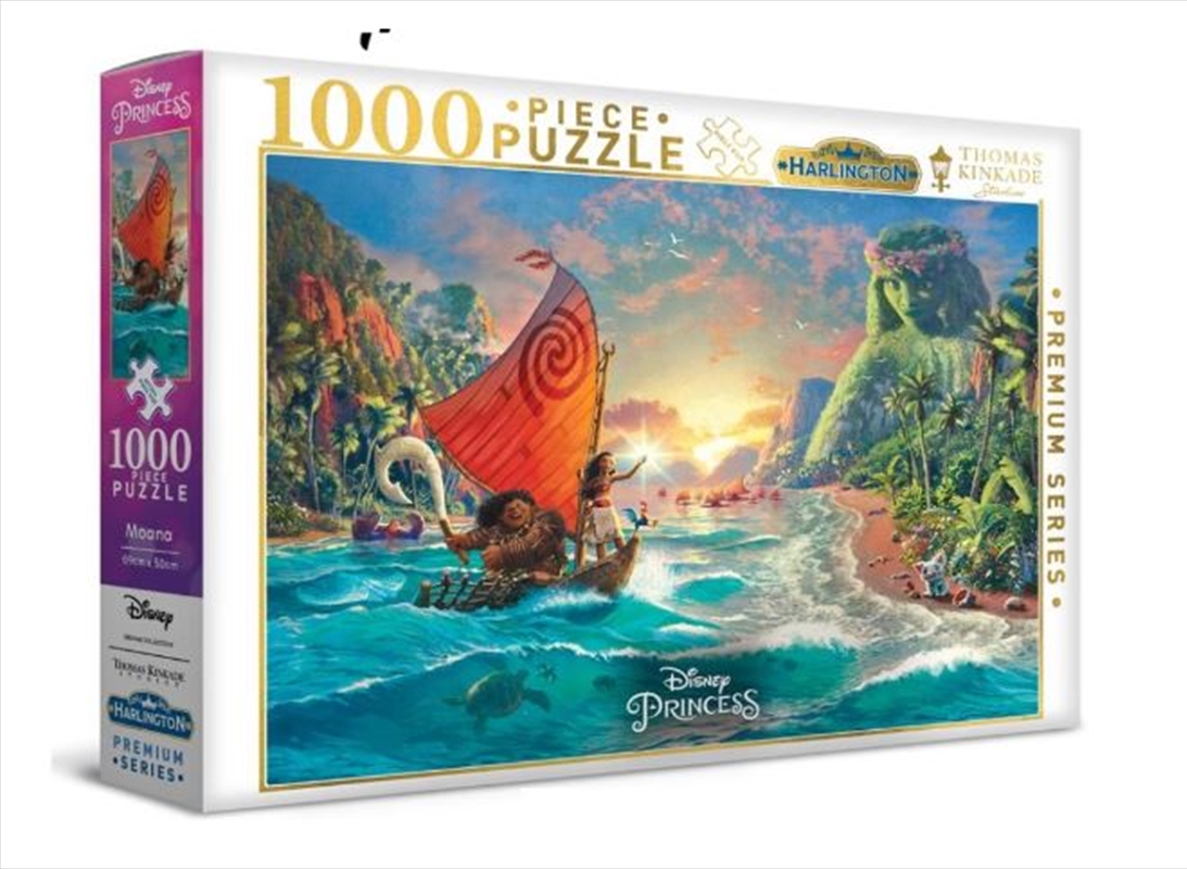 Harlington Thomas Kinkade Puzzles - Disney - Moana 1000pc/Product Detail/Jigsaw Puzzles