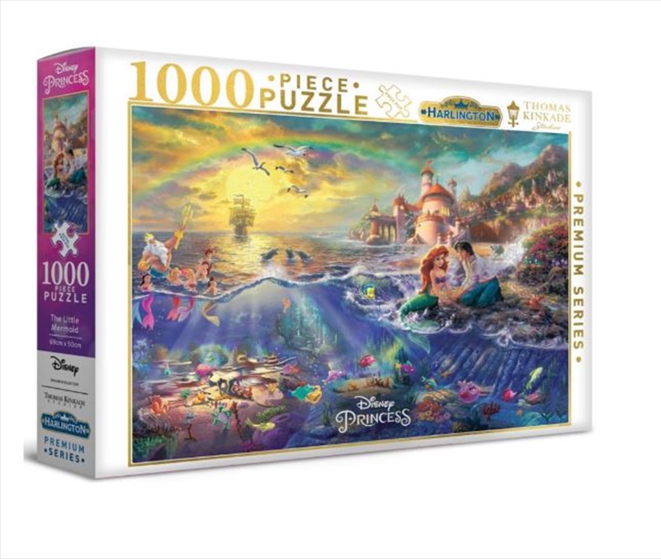 Harlington Thomas Kinkade Puzzles - Disney - The Little Mermaid 1000pc/Product Detail/Jigsaw Puzzles