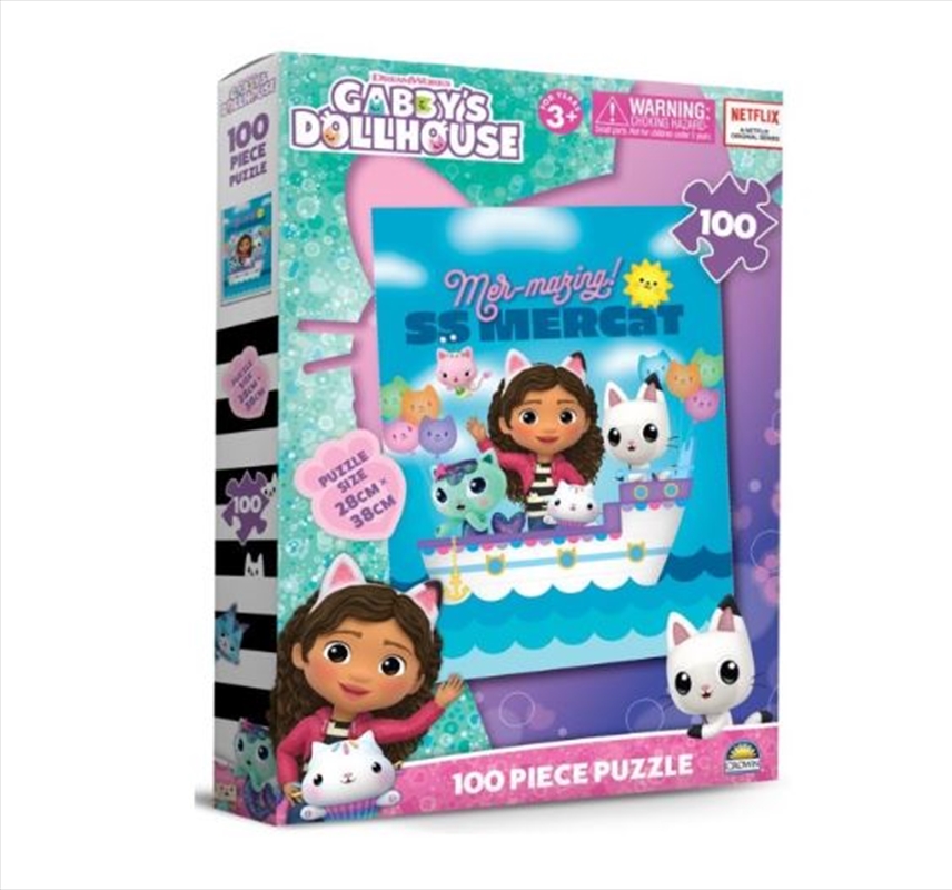 Gabby's Dollhouse 100pce Puzzle/Product Detail/Jigsaw Puzzles