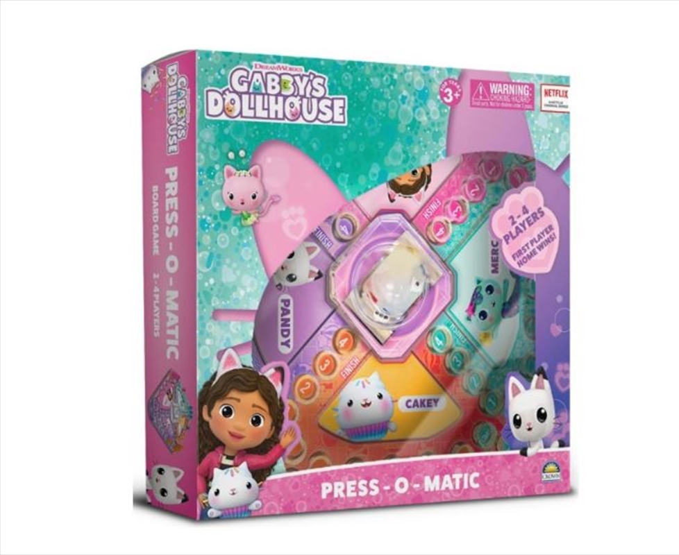 Gabby's Dollhouse Press-O-Matic/Product Detail/Board Games