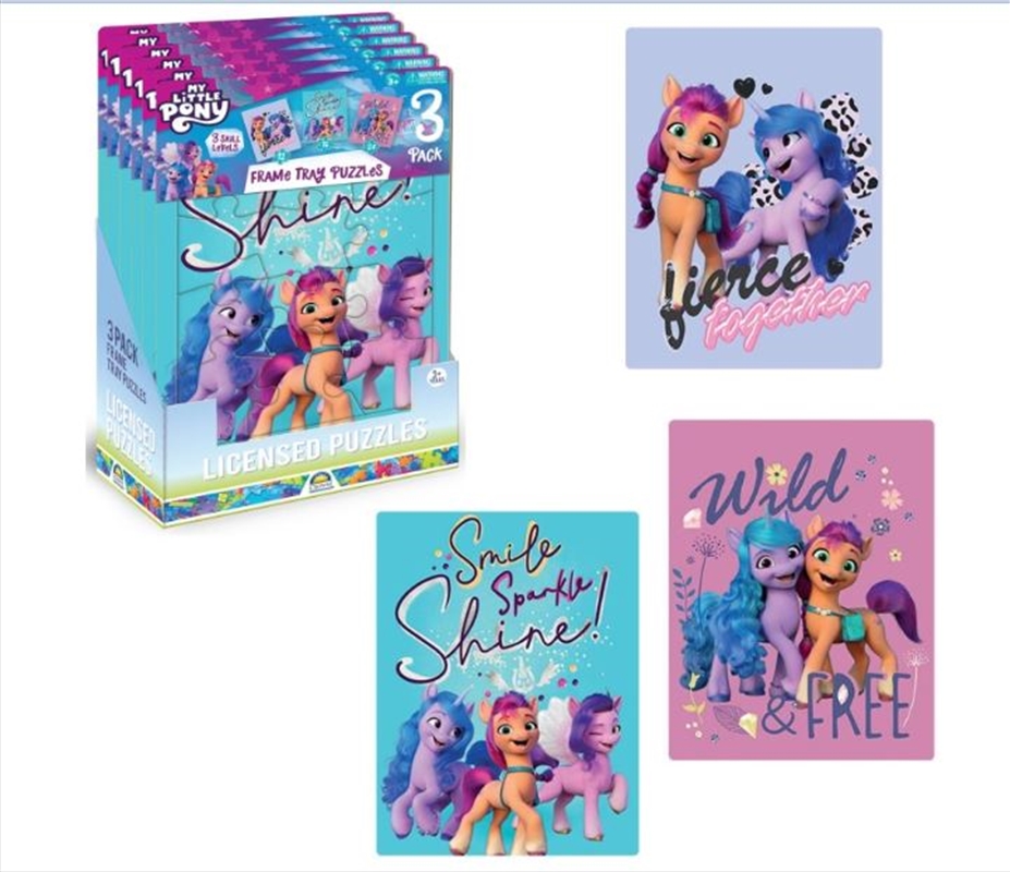 Frame Tray Puzzles - My Little Pony 3pk/Product Detail/Jigsaw Puzzles