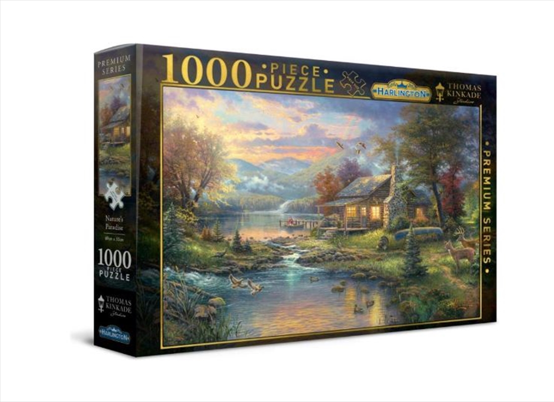 Harlington Thomas Kinkade Puzzles - Nature’s Paradise 1000pc/Product Detail/Jigsaw Puzzles