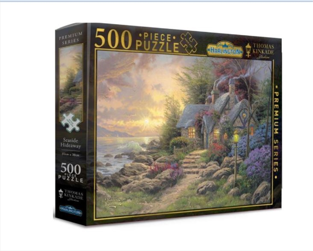 Harlington Thomas Kinkade Puzzles - Seaside Hideaway 500pc/Product Detail/Jigsaw Puzzles