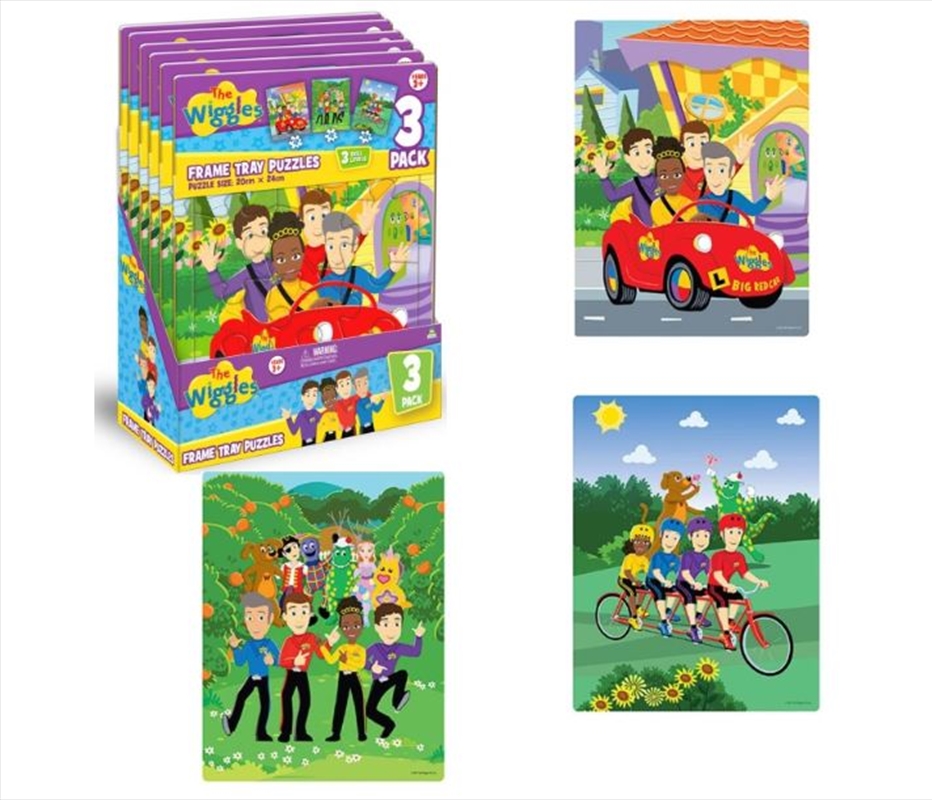 Frame Tray Puzzles - The Wiggles 3pk/Product Detail/Jigsaw Puzzles