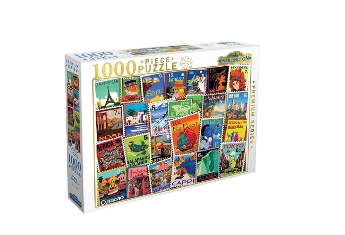 Harlington Travel Stamp Fun Puzzle 1000pc/Product Detail/Jigsaw Puzzles