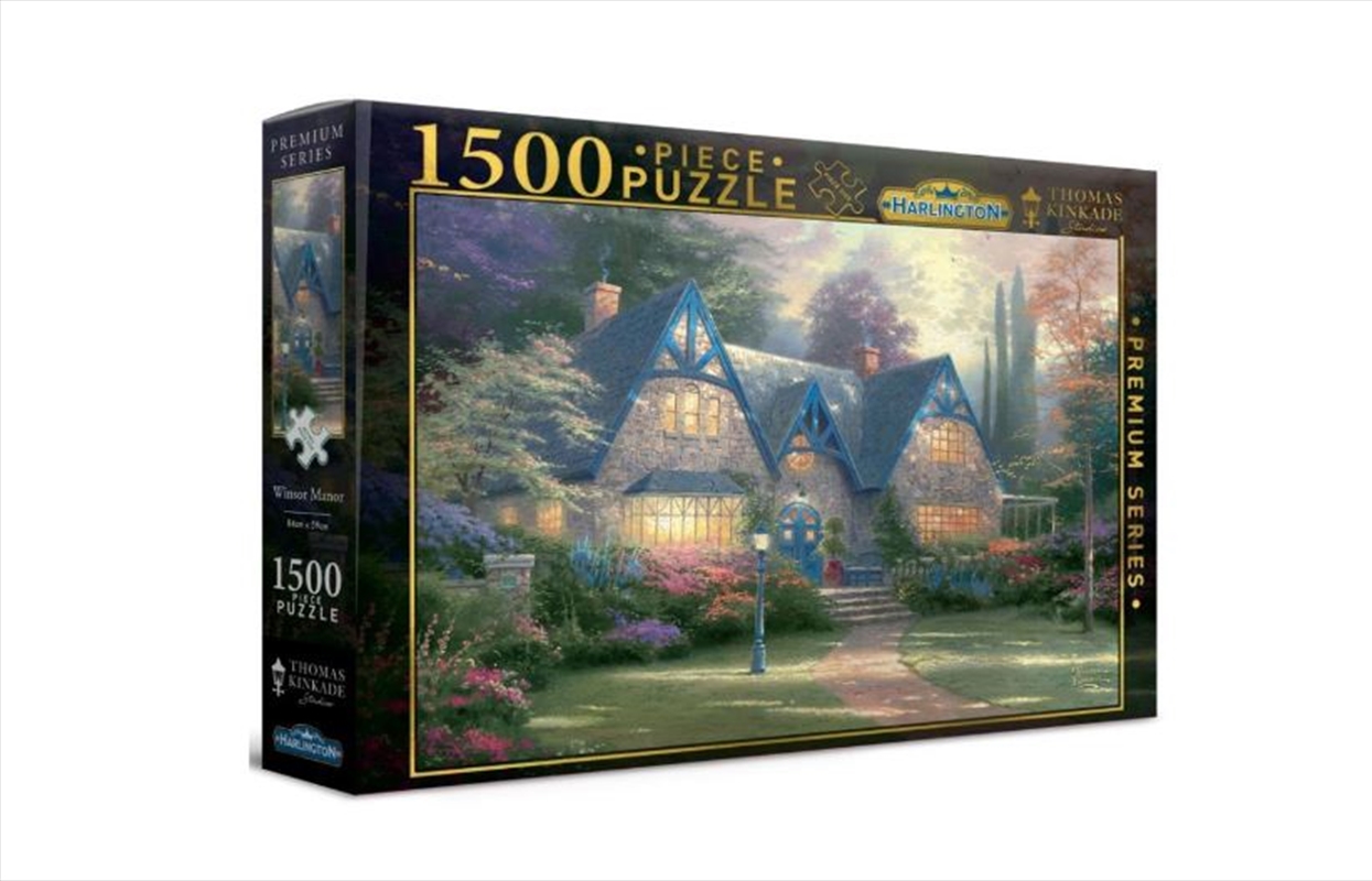 Harlington Thomas Kinkade Puzzles - Winsor Manor 1500pc/Product Detail/Jigsaw Puzzles