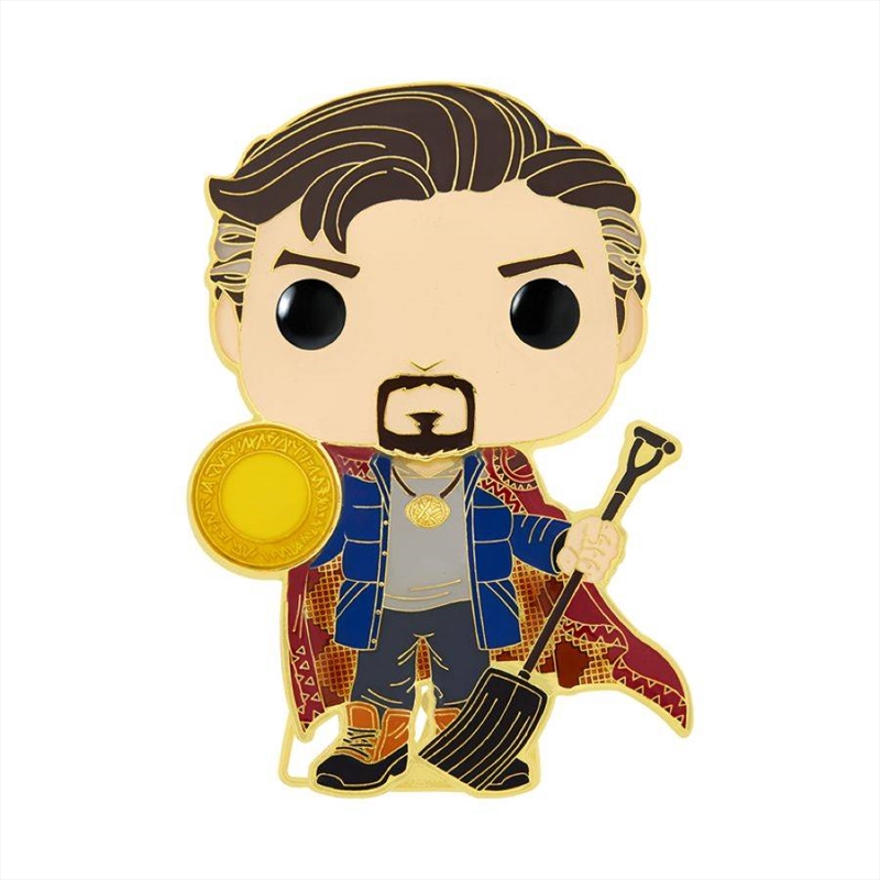 Spider-Man: No Way Home - Dr. Strange 4" Enamel Pop! Pin/Product Detail/Buttons & Pins