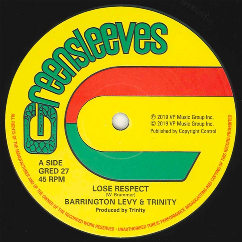 Lose Respect/Product Detail/Reggae