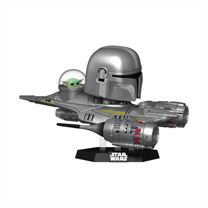 Star Wars - The Mandalorian and Grogu in N1 Starfighter US Exclusive Pop! Ride [RS]/Product Detail/Pop Vinyl Rides