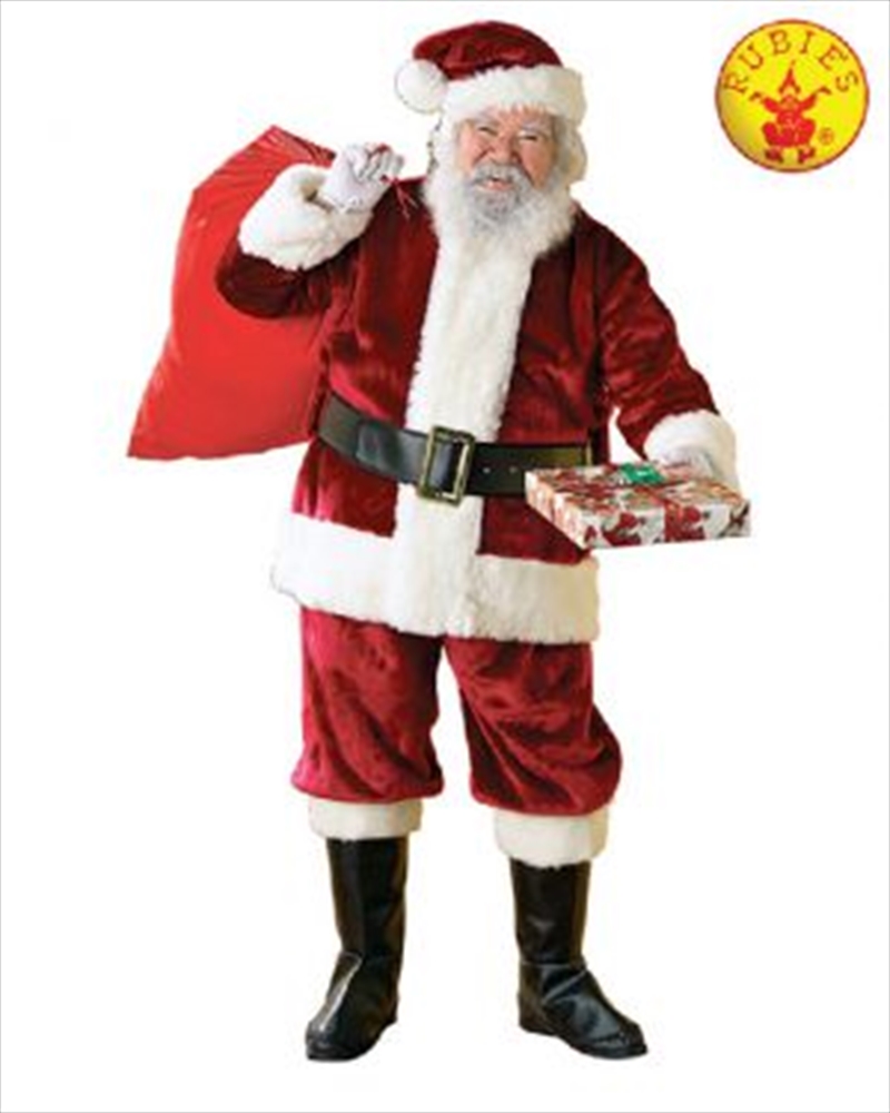 Santa Suit Crimson Regency Deluxe - Size Xxl/Product Detail/Costumes