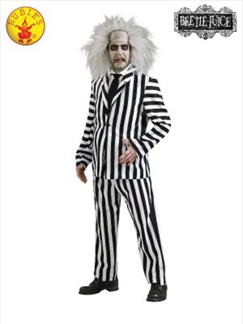 Beetlejuice Deluxe Adult Costume - Size Std/Product Detail/Costumes