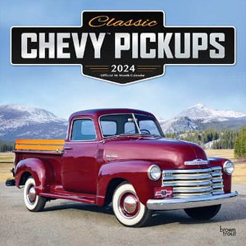 Classic Chevy Pickups 2024 Square Foil/Product Detail/Calendars & Diaries