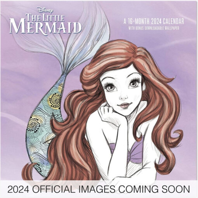 Little Mermaid 2024 Calendar Tommi Gratiana