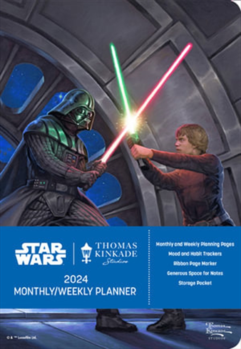 Star Wars by Thomas Kinkade Studios - 2024 Monthly/Weekly Planner/Product Detail/Calendars & Diaries