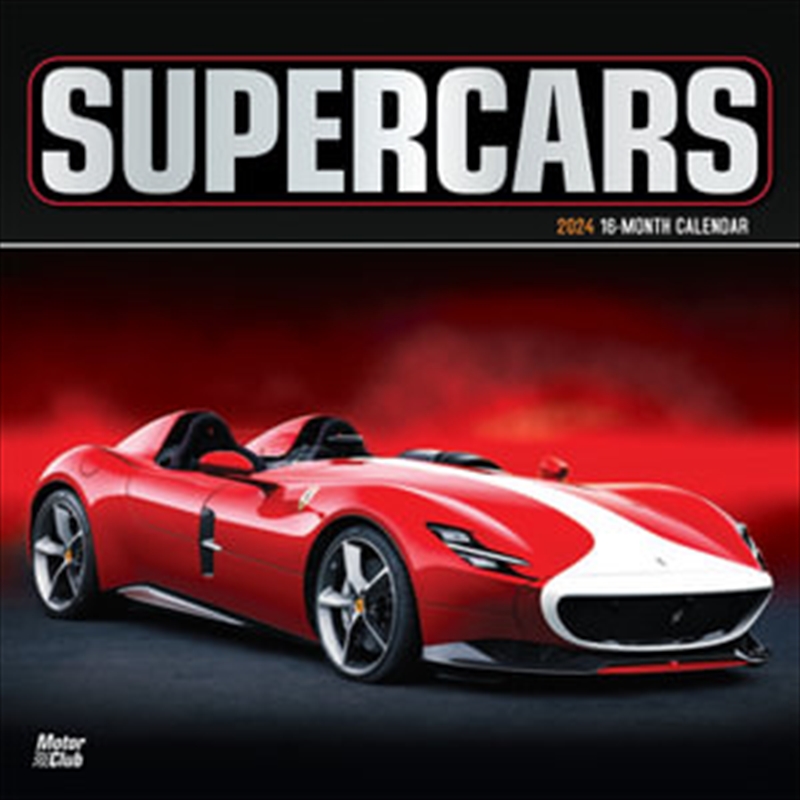 Supercars 2024 Square Motor Club/Product Detail/Calendars & Diaries