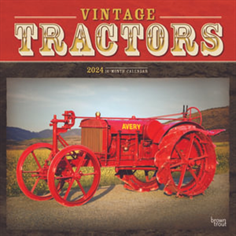 Vintage Tractors 2024 Square/Product Detail/Calendars & Diaries