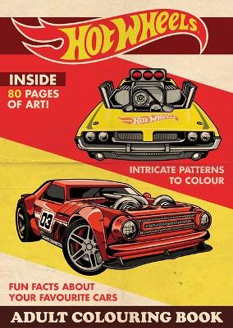 Hot Wheels Adult Colouring Book/Product Detail/Kids Colouring
