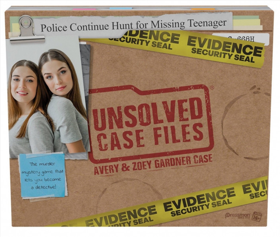 Unsolved Case Files Avery and Zoe Gardner/Product Detail/Board Games