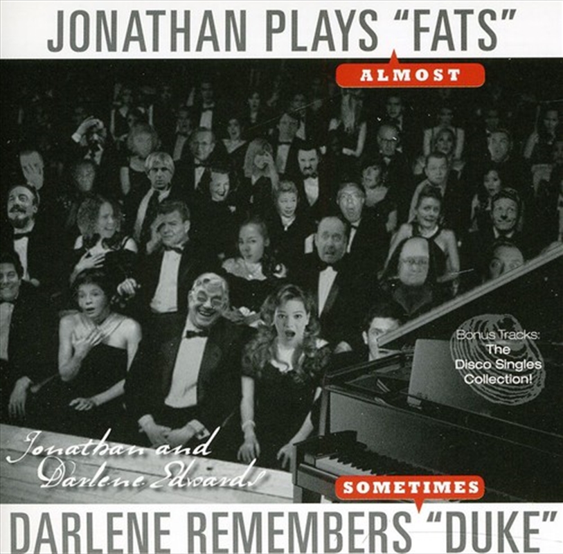 Jonathan Plays Fats Darlene Remembers Duke/Product Detail/Pop