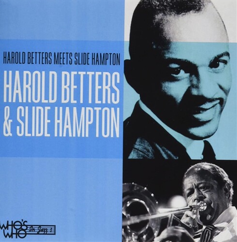 Harold Betters Meets Slide Hampton/Product Detail/Jazz