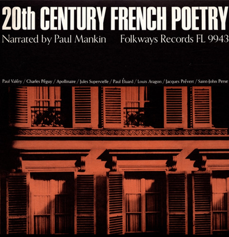 20th Century French Poetry/Product Detail/Specialist