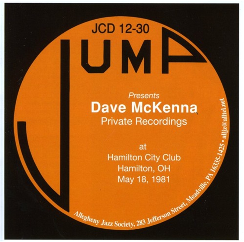 May 18, 1981 Private Solo Recordings/Product Detail/Jazz