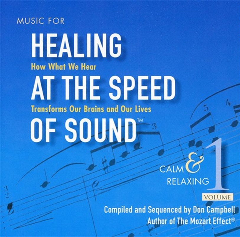 Music for Healing at Speed of Sound 1- Calm &/Product Detail/Classical