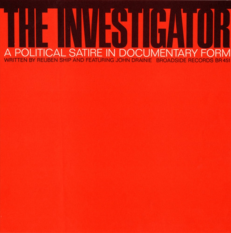 Investigator- Political / Various/Product Detail/Soundtrack