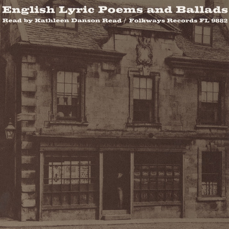 English Lyric Poetry- Read By Kathleen Danson Read/Product Detail/Specialist