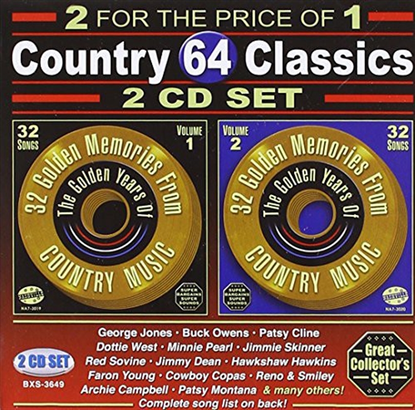 64 Songs- Country Classics / Various/Product Detail/Country