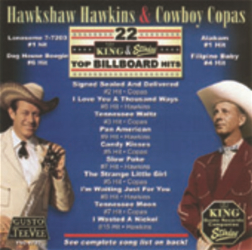 22 King and Starday Top Billboard Hits/Product Detail/Country