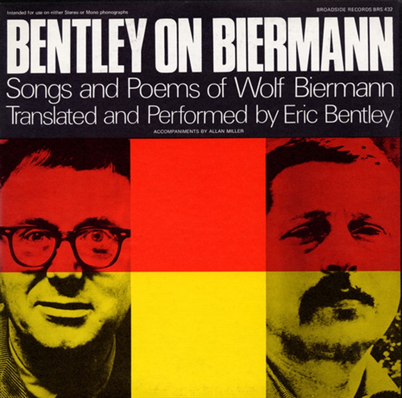 Bentley on Biermann- Songs and Poems/Product Detail/Specialist